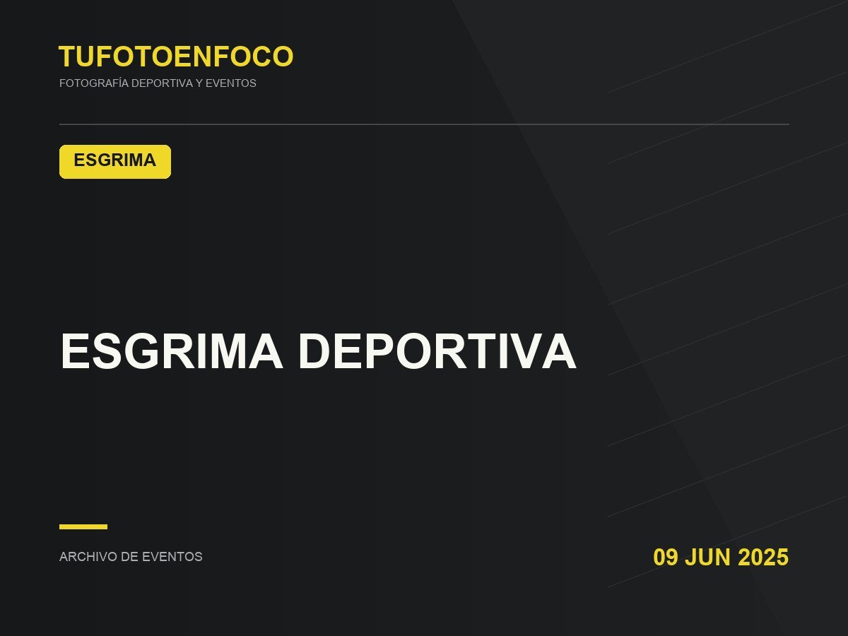 ESGRIMA DEPORTIVA · 2025-06-09 · Esgrima