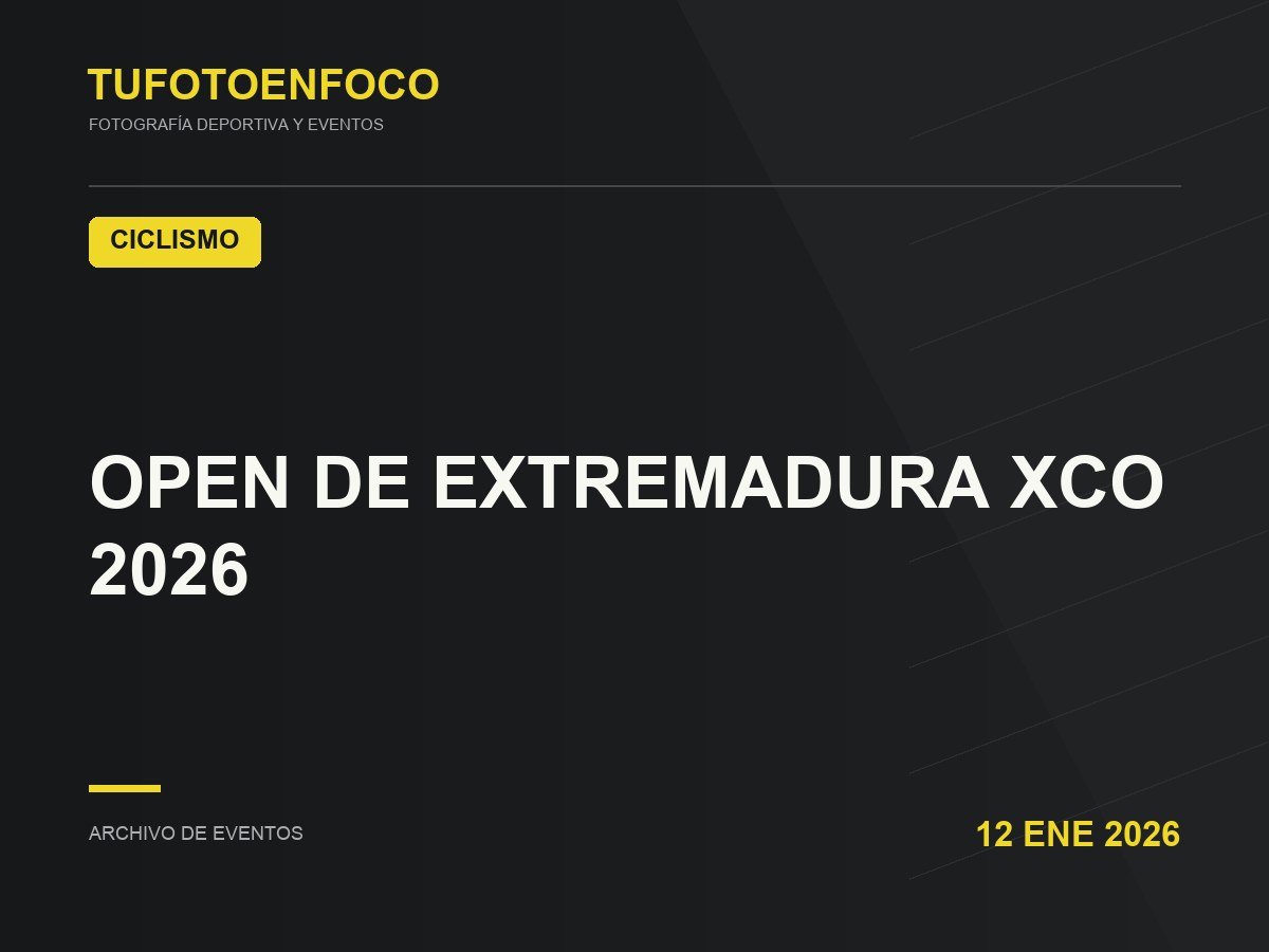 OPEN DE EXTREMADURA XCO 2026 · 2026-01-12 · Ciclismo